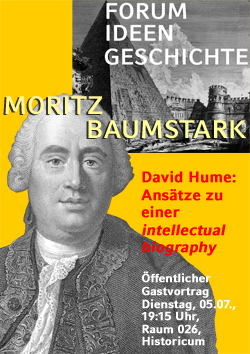 Plakat zum Vortrag von Dr. Mortz Baumstark