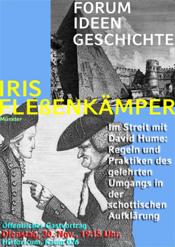 Plakat zum Gastvortrag von Dr. Iris Fleßenkämper