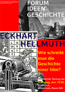 Plakat zum Vortrag von Prof. Dr. Eckhart Hellmuth (LMU)