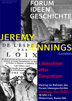 Plakat zum Gastvortrag von Prof. Dr. Jeremy Jennings