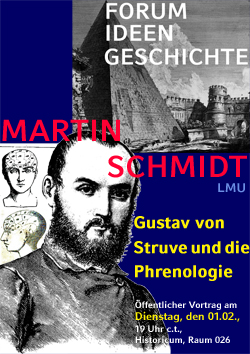 Plakat zum Vortrag von Dr. des. Martin Schmidt