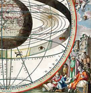 Darstellung des ptolemäischen Weltbildes